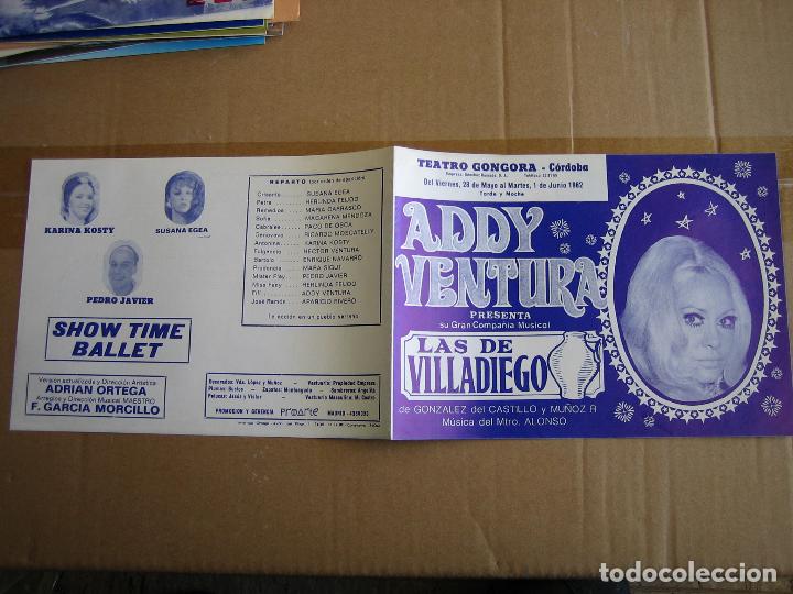 Carteles espect&aacute;culos: Antiguo programa teatro cinema Cabrera. Ecija - Foto 3