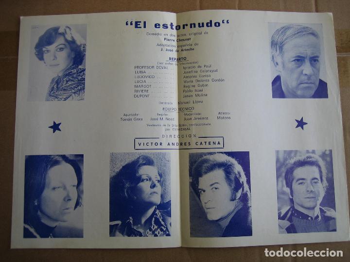 Carteles espect&aacute;culos: Antiguo programa Teatro Gongora. C&oacute;rdoba 1978 - Foto 2