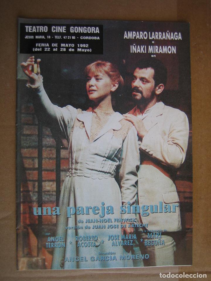 Carteles espect&aacute;culos: Antiguo programa teatro cine Gongora. C&oacute;rdoba 1992 - Foto 1