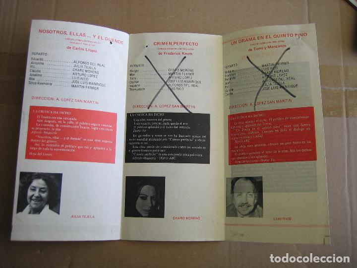 Carteles espect&aacute;culos: Antiguo programa teatro cinema Cabrera. Ecija - Foto 2