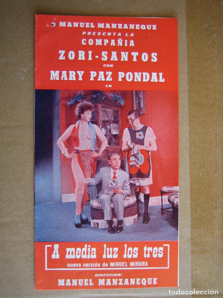 Carteles espect&aacute;culos: Antiguo programa teatro cinema Cabrera. Ecija 1977 - Foto 1