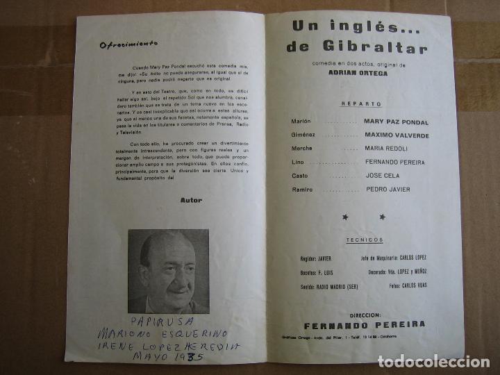 Carteles espect&aacute;culos: Antiguo programa teatro Gongora. C&oacute;rdoba - Foto 3