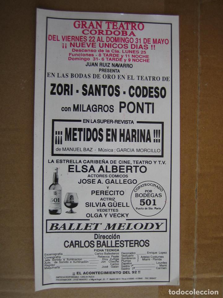 Carteles espect&aacute;culos: Antiguo programa Gran teatro de C&oacute;rdoba - Foto 2