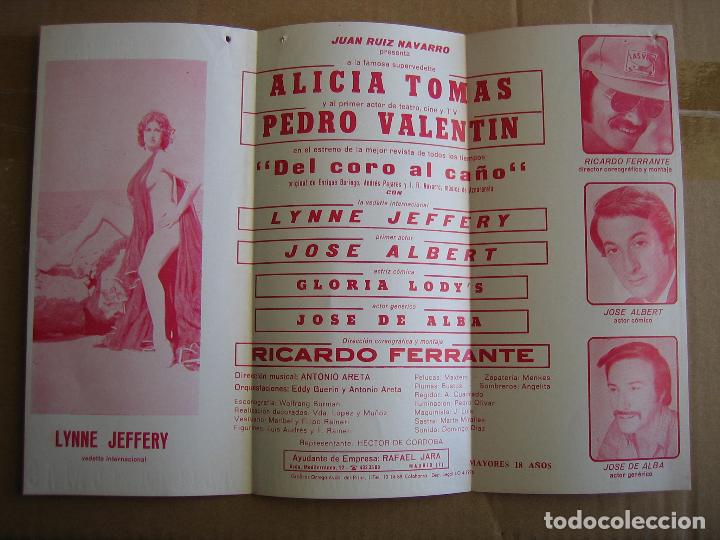 Carteles espect&aacute;culos: Antiguo programa Teatro cinema Cabrera. Ecija 1976 - Foto 2