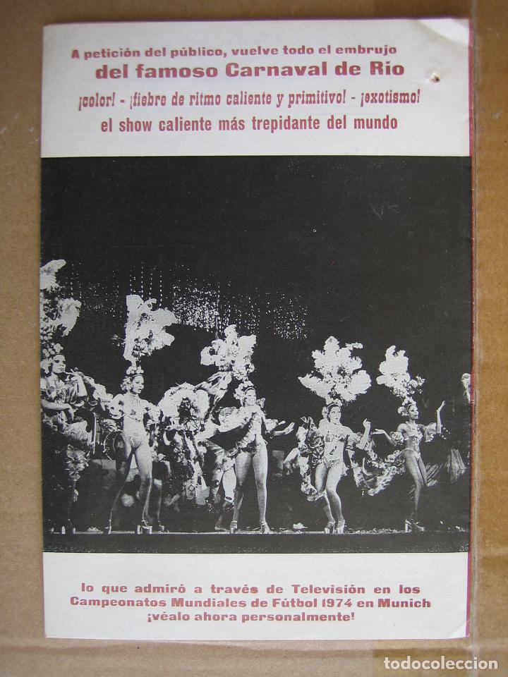 Carteles espect&aacute;culos: Antiguo programa Teatro cinema Cabrera. Ecija 1975 - Foto 3