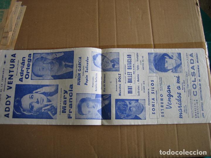 Carteles espect&aacute;culos: Antiguo programa teatro Cervantes. Addy Ventura - Foto 2