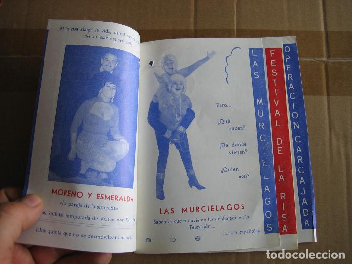 Carteles espect&aacute;culos: Antiguo programa teatro cinema Cabrera. Ecija 1965 - Foto 2