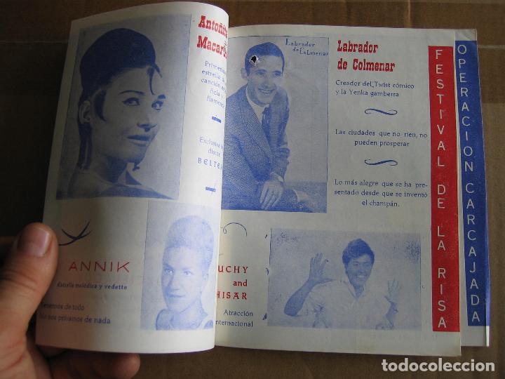 Carteles espect&aacute;culos: Antiguo programa teatro cinema Cabrera. Ecija 1965 - Foto 3