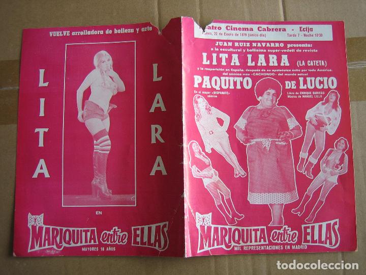 Carteles espect&aacute;culos: Antiguo programa teatro y variedades - Foto 3