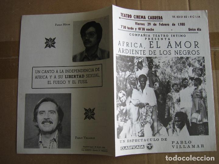 Carteles espect&aacute;culos: Antiguo programa teatro y variedades - Foto 2