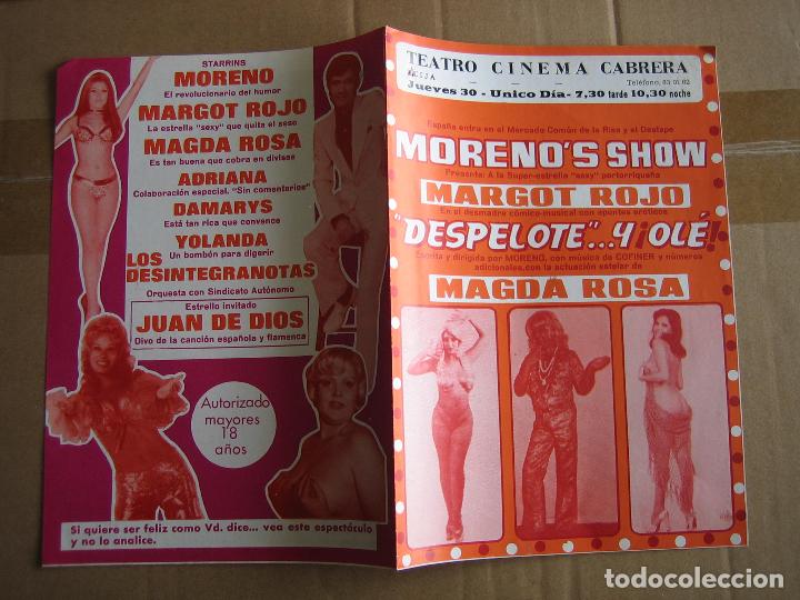 Carteles espect&aacute;culos: Antiguo programa teatro y variedades - Foto 3