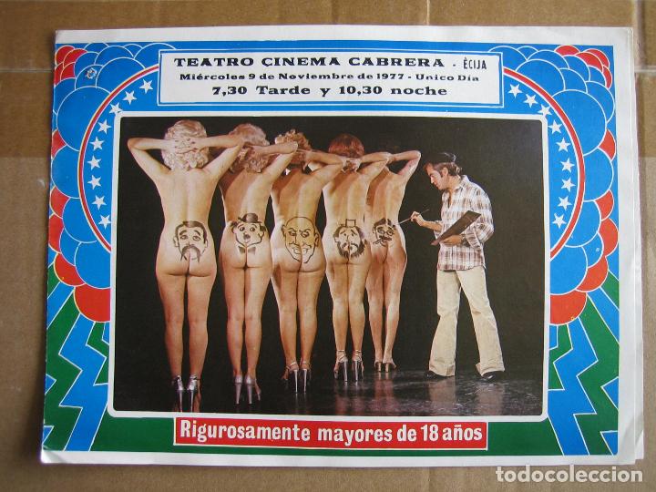 Carteles espect&aacute;culos: Antiguo programa teatro y variedades - Foto 1