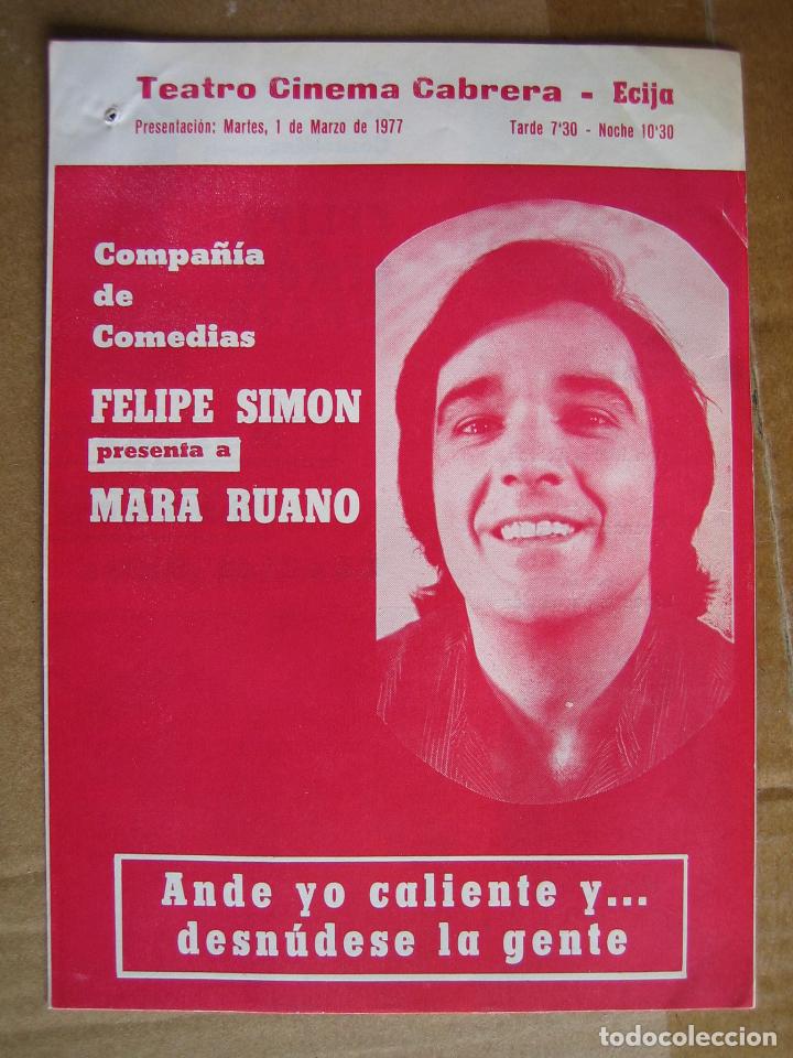 Carteles espect&aacute;culos: Antiguo programa teatro y variedades - Foto 1