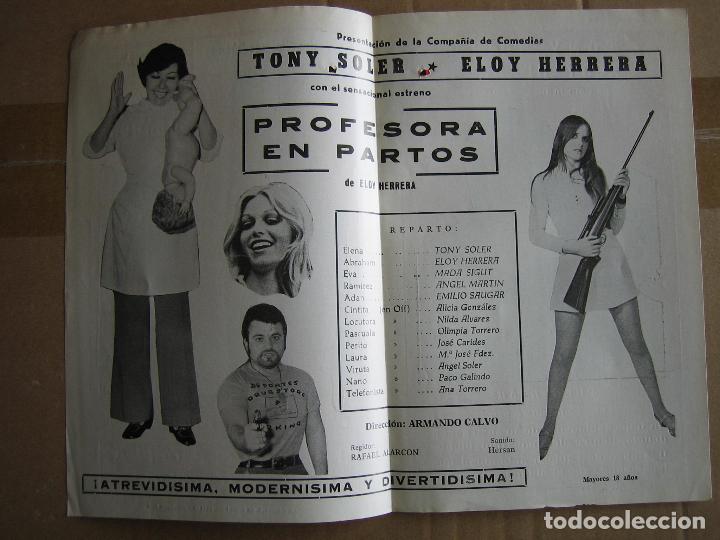Carteles espect&aacute;culos: Antiguo programa teatro y variedades - Foto 2