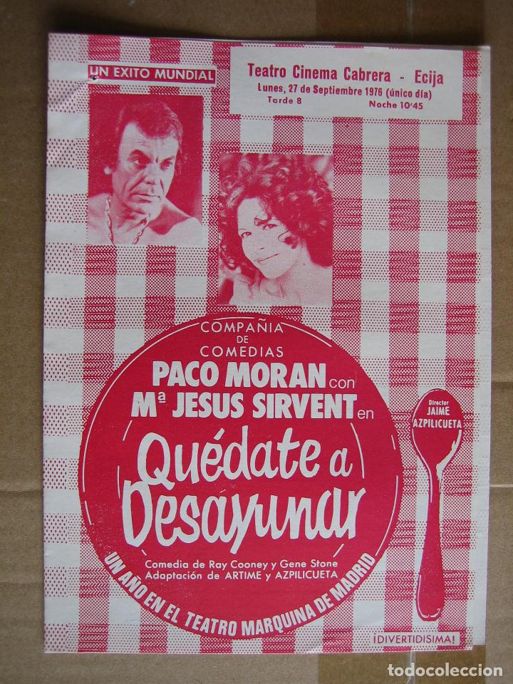 Carteles espect&aacute;culos: Antiguo programa teatro y variedades - Foto 1