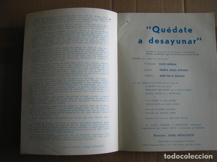 Carteles espect&aacute;culos: Antiguo programa teatro y variedades - Foto 2
