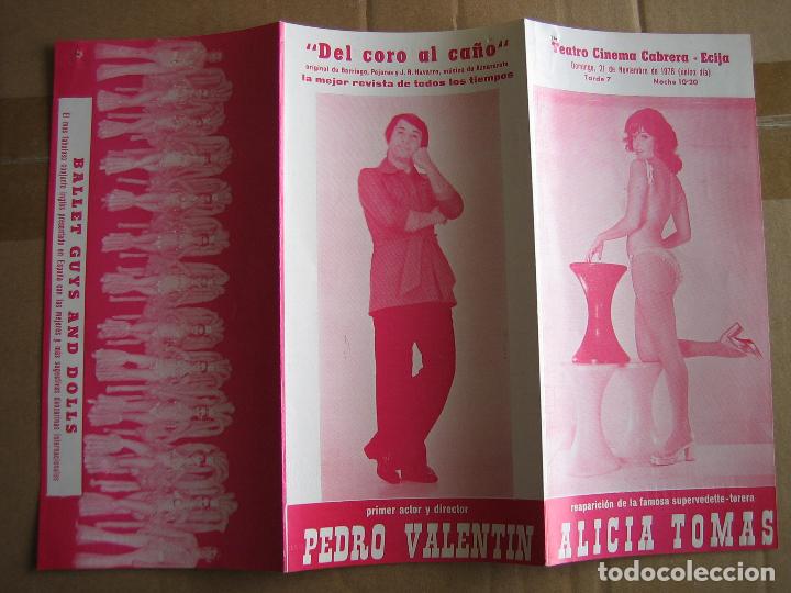 Carteles espect&aacute;culos: Antiguo programa teatro y variedades - Foto 3