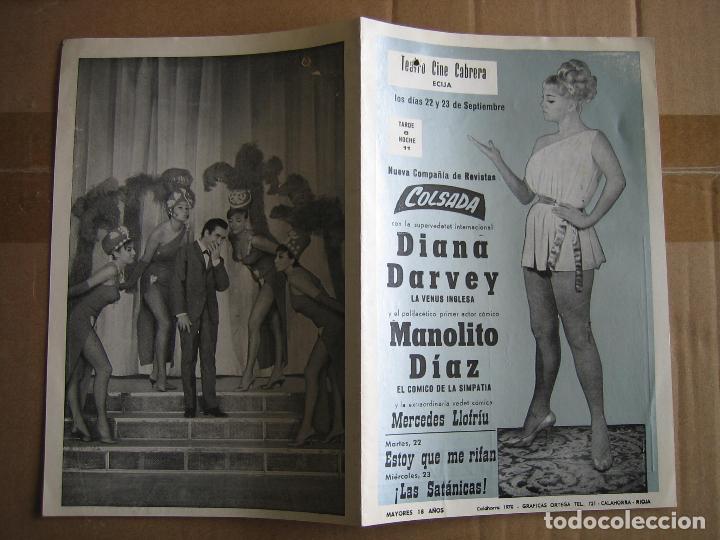 Carteles espect&aacute;culos: Antiguo programa teatro y variedades - Foto 3