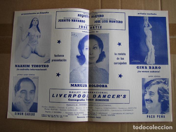 Carteles espect&aacute;culos: Antiguo programa teatro y variedades - Foto 2