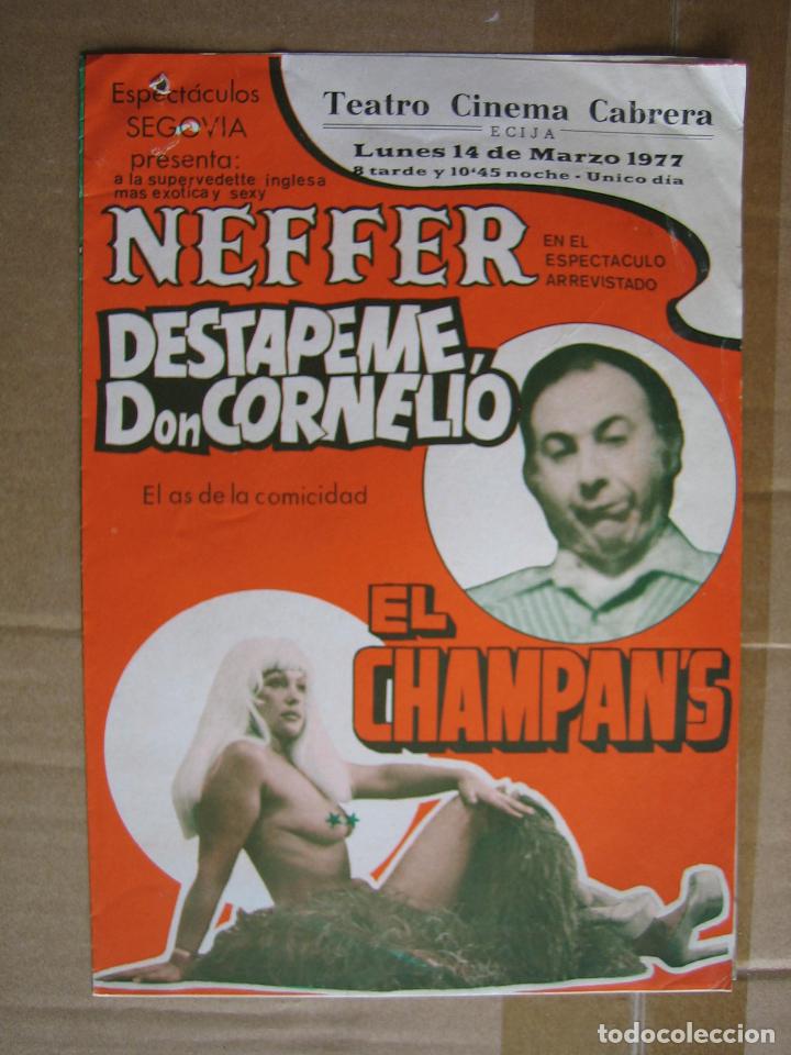 Carteles espect&aacute;culos: Antiguo programa teatro y variedades - Foto 1