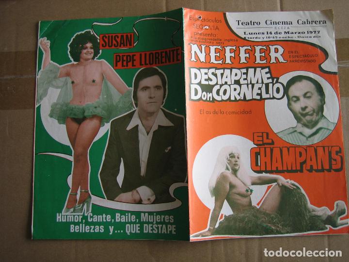 Carteles espect&aacute;culos: Antiguo programa teatro y variedades - Foto 3
