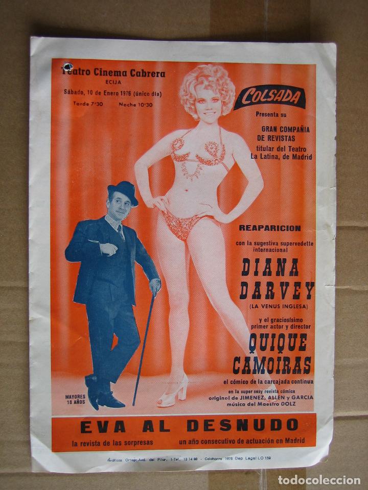 Carteles espect&aacute;culos: Antiguo programa teatro y variedades - Foto 1