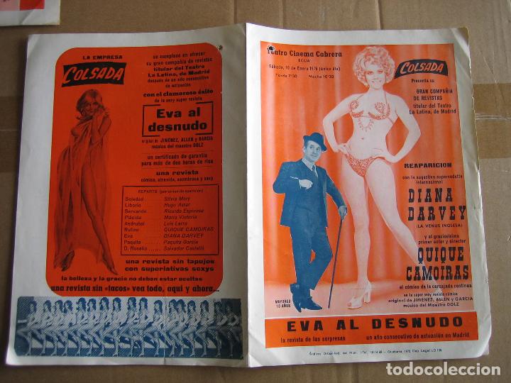 Carteles espect&aacute;culos: Antiguo programa teatro y variedades - Foto 3