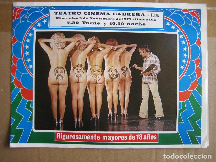 Carteles espect&aacute;culos: Antiguo programa teatro y variedades - Foto 1