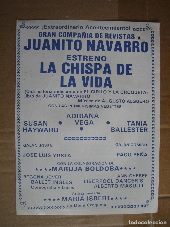 Carteles espect&aacute;culos: Antiguo programa teatro y variedades - Foto 2