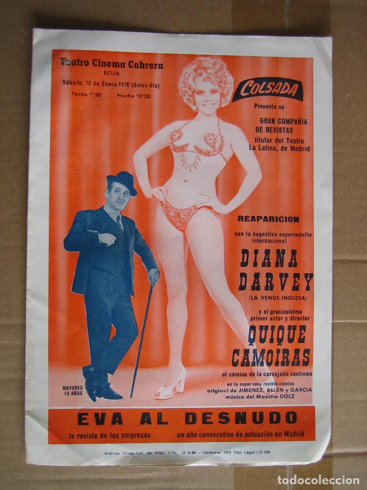 Carteles espect&aacute;culos: Antiguo programa teatro y variedades - Foto 1