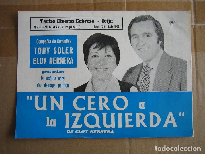 Carteles espect&aacute;culos: Antiguo programa teatro y variedades - Foto 1