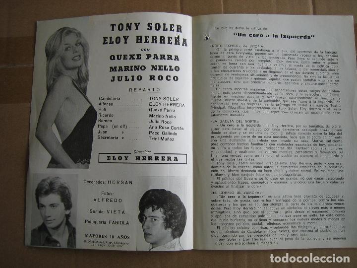 Carteles espect&aacute;culos: Antiguo programa teatro y variedades - Foto 2