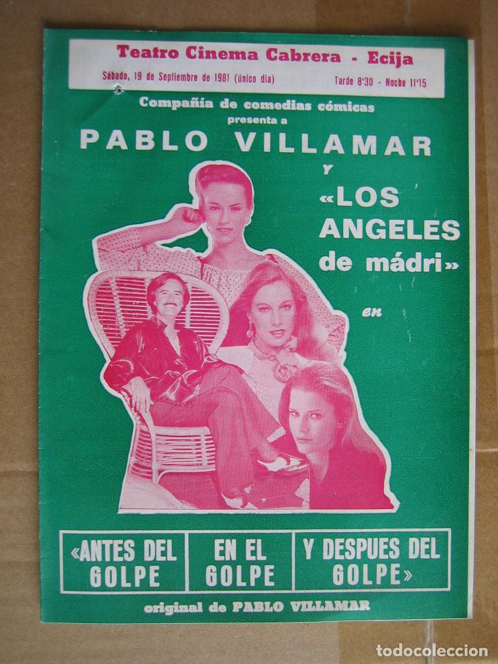 Carteles espect&aacute;culos: Antiguo programa teatro y variedades - Foto 1