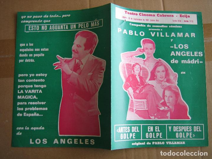Carteles espect&aacute;culos: Antiguo programa teatro y variedades - Foto 3