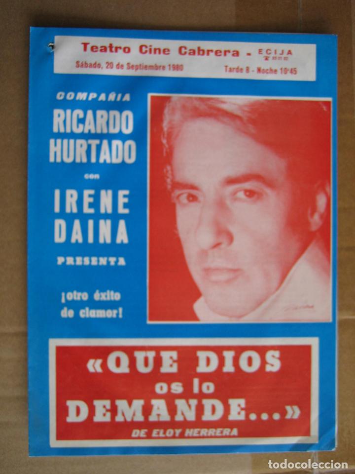Carteles espect&aacute;culos: Antiguo programa teatro y variedades - Foto 1