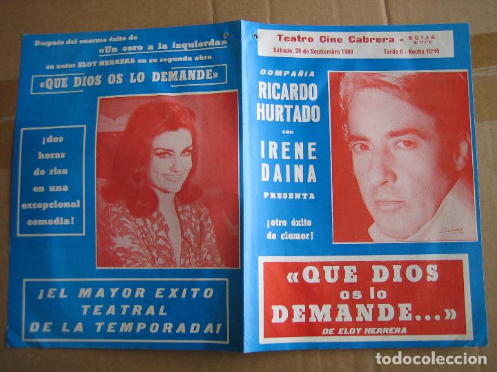 Carteles espect&aacute;culos: Antiguo programa teatro y variedades - Foto 3