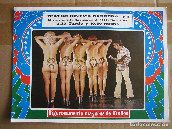 Carteles espect&aacute;culos: Antiguo programa teatro y variedades - Foto 1