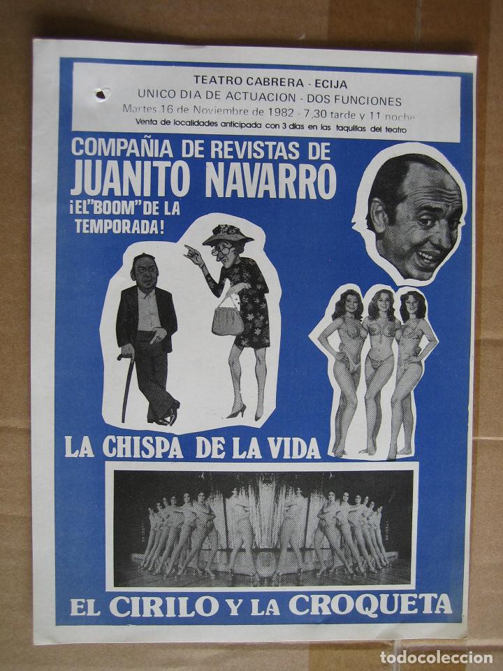 Carteles espect&aacute;culos: Antiguo programa teatro y variedades - Foto 1