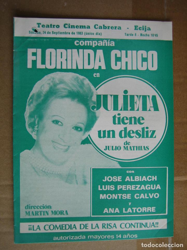 Carteles espect&aacute;culos: Antiguo programa teatro y variedades - Foto 1