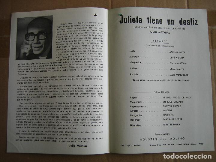 Carteles espect&aacute;culos: Antiguo programa teatro y variedades - Foto 2