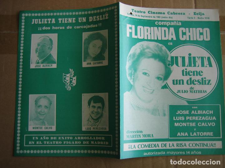 Carteles espect&aacute;culos: Antiguo programa teatro y variedades - Foto 3