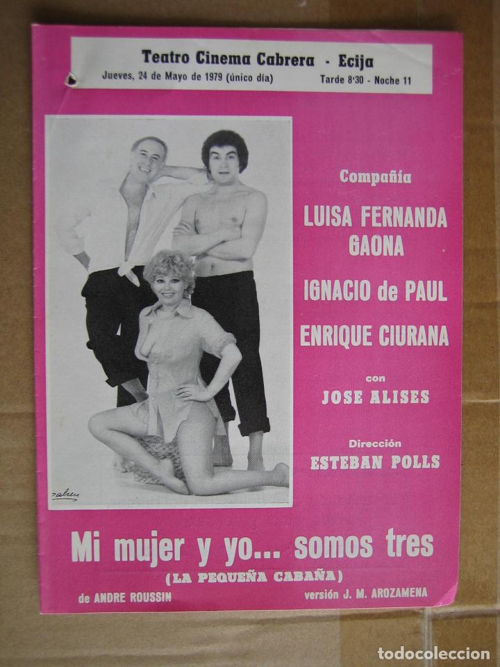 Carteles espect&aacute;culos: Antiguo programa teatro y variedades - Foto 1