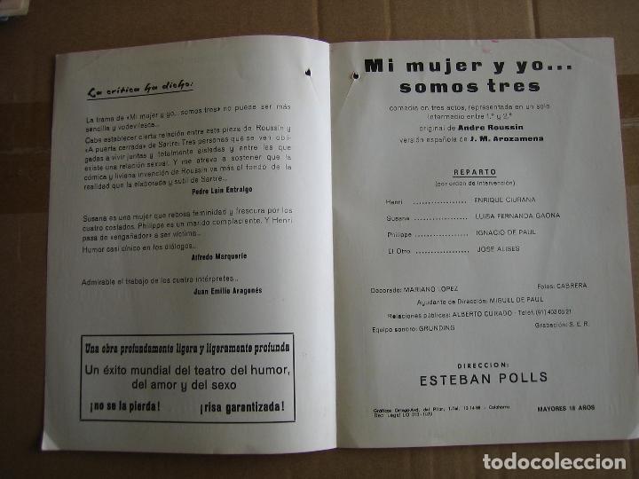 Carteles espect&aacute;culos: Antiguo programa teatro y variedades - Foto 2