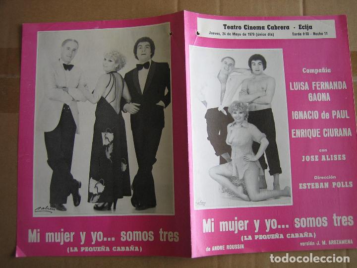 Carteles espect&aacute;culos: Antiguo programa teatro y variedades - Foto 3