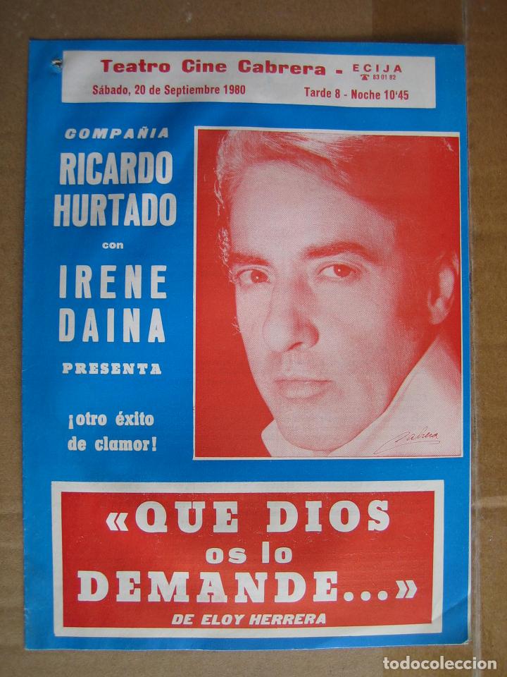 Carteles espect&aacute;culos: Antiguo programa teatro y variedades - Foto 1