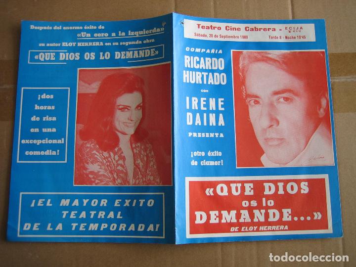 Carteles espect&aacute;culos: Antiguo programa teatro y variedades - Foto 3