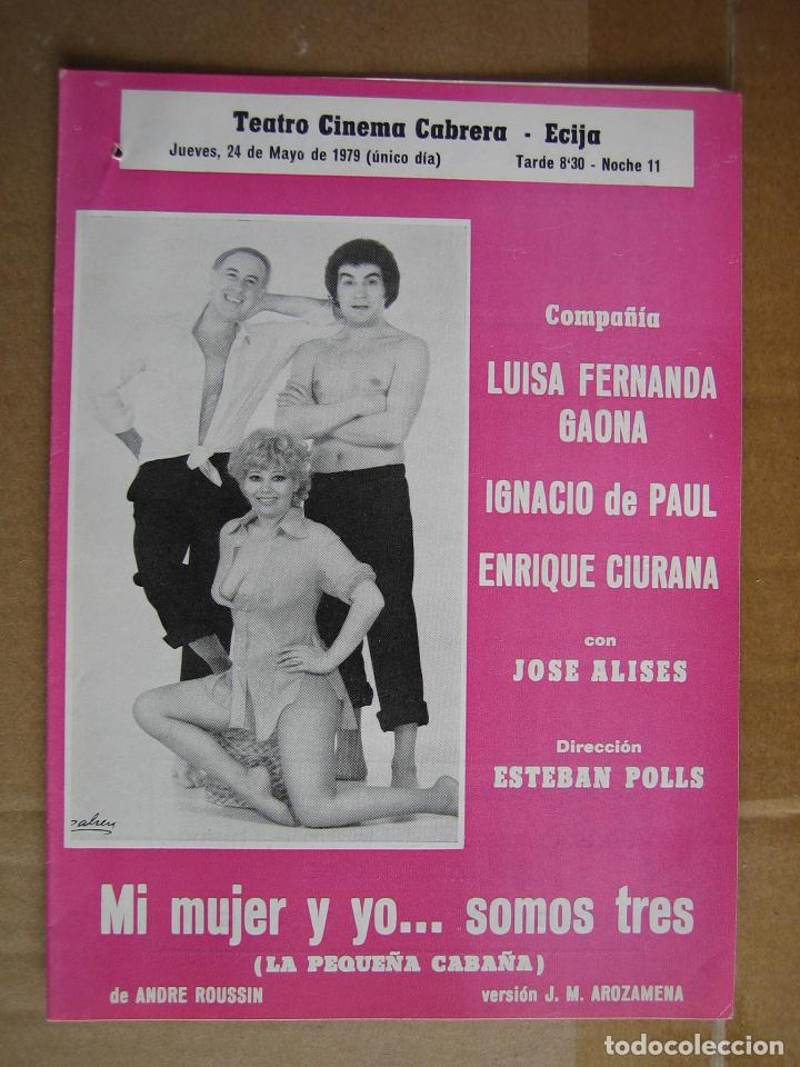 Carteles espect&aacute;culos: Antiguo programa teatro y variedades - Foto 1
