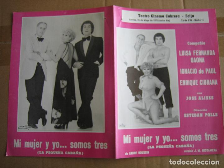 Carteles espect&aacute;culos: Antiguo programa teatro y variedades - Foto 3