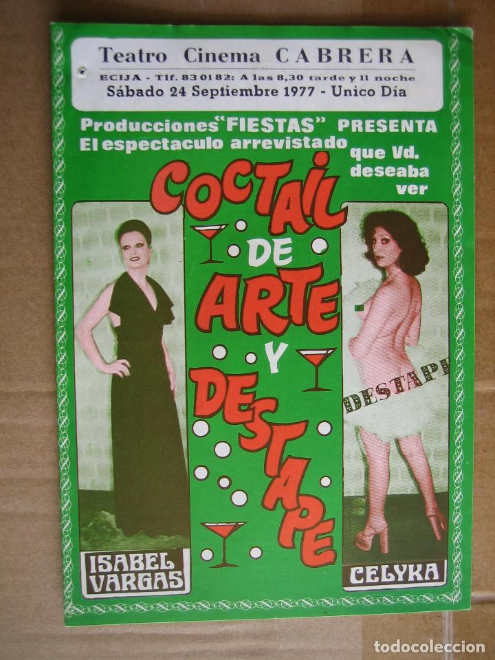 Carteles espect&aacute;culos: Antiguo programa teatro y variedades - Foto 1