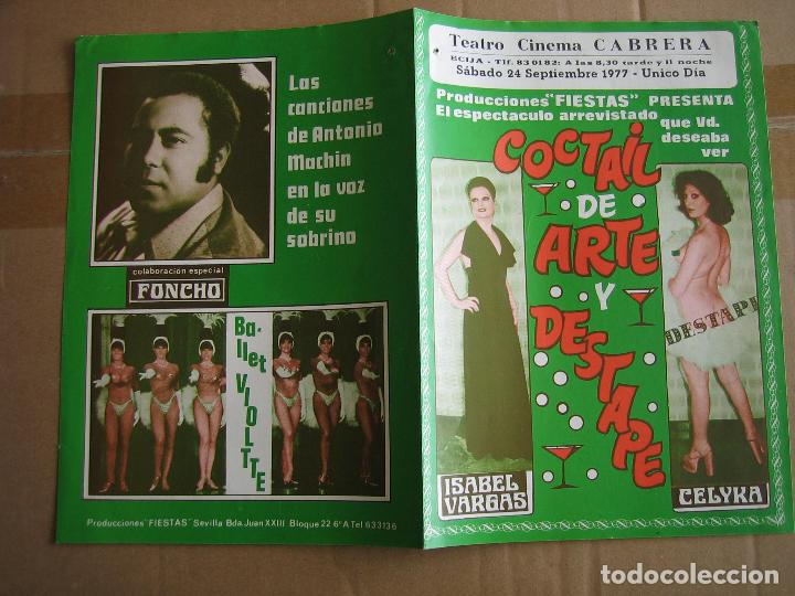 Carteles espect&aacute;culos: Antiguo programa teatro y variedades - Foto 3
